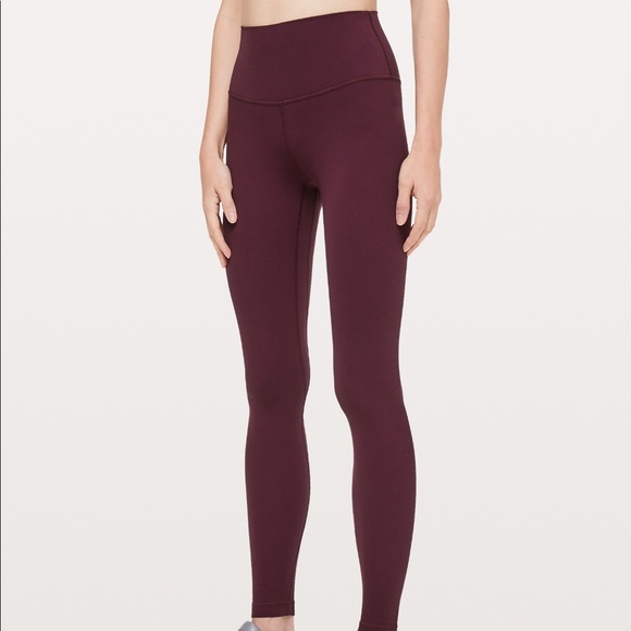 lululemon athletica Pants - Lulu Lemon Wunder Unders in Maroon
